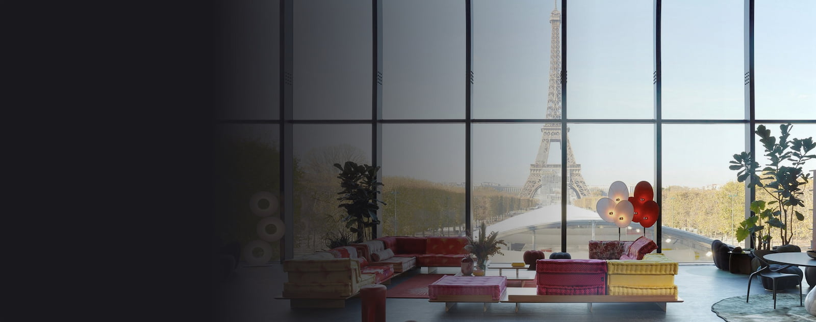 fond représentant Roche Bobois