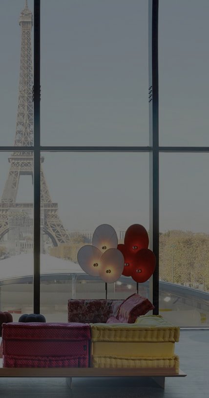 fond représentant Roche Bobois